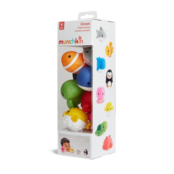 Munchkin vannimänguasjad Ocean 8tk  - Munchkin