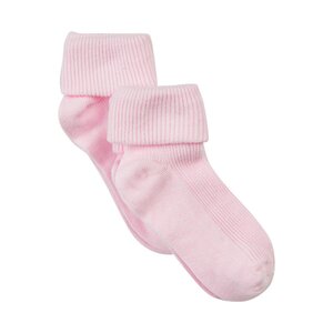 Minymo Baby rib sock w. fold (2-pack) - Legowear