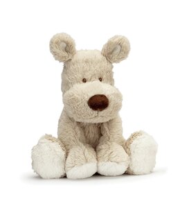 Teddykompaniet soft toy 21cm, Teddy Cream Dog - Teddykompaniet