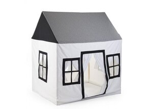 Childhome kangast mängumaja Black&White 125x95x145 - Childhome