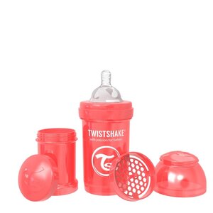 Twistshake Antikolinis buteliukas 180ml Pearl Red - Elodie Details