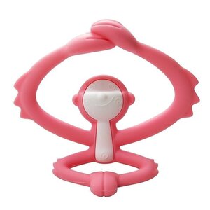 Mombella teether Hugging Monkey Pink - Done by Deer