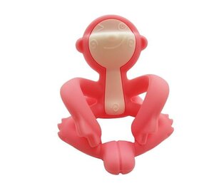 Mombella teether Hugging Monkey Pink - Done by Deer