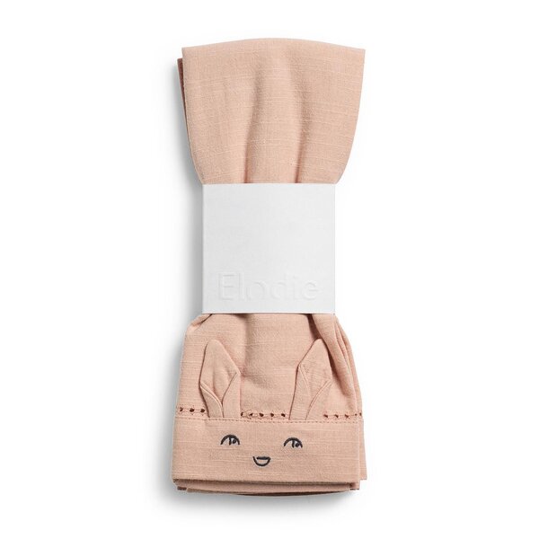 Elodie Details Baby napkins 2pcs, Dusty Pink - Elodie Details