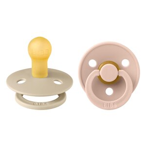 Bibs Colour soother Vanilla/Blush - Elodie Details