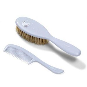 BabyOno hairbrush and comb, natural bristle - Legowear