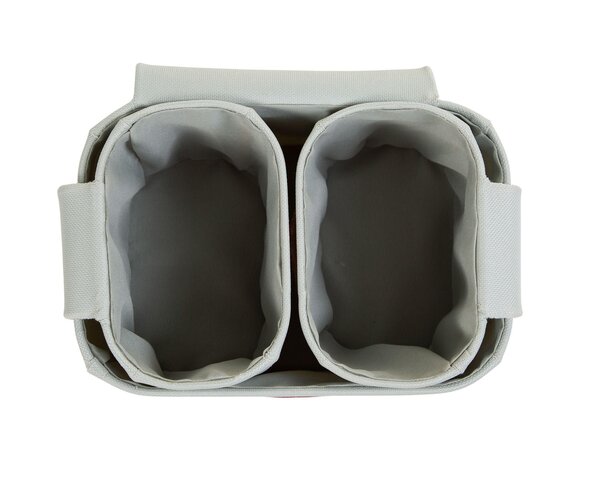 Childhome hanging baskets set of 3 + hooks Light Grey - Childhome