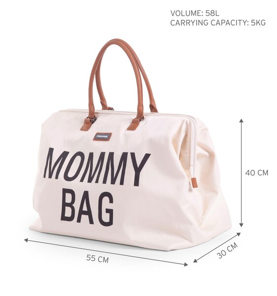 Childhome Mommy Bag сумка Offwhite/Black - Childhome