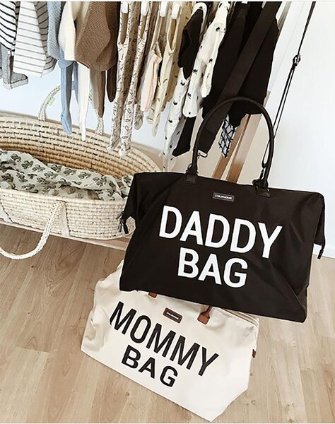 Childhome Mommy Bag сумка Offwhite/Black - Childhome