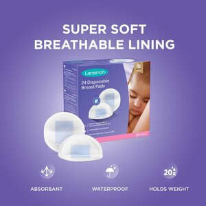 Lansinoh disposable nursing pads 60pcs - Nuvita