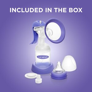 Lansinoh Manual Breast Pump BPA/BPS free  Violet - Lansinoh