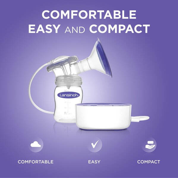 Lansinoh compact single electric breast pump  - Lansinoh