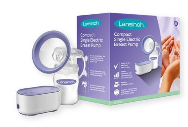 Lansinoh compact single electric breast pump  - Lansinoh