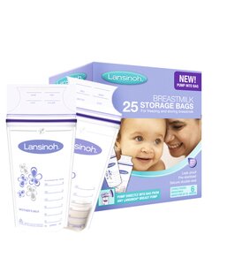 Lansinoh breastmilk storage bags (pack of 25) - Lansinoh