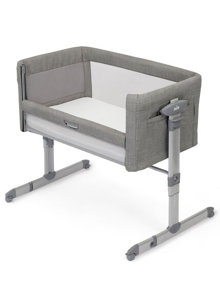 Joie Roomie Glide bedside crib Foggy Gray - Joie