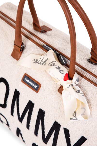 Childhome Mommy Bag сумка Teddy OffWhite - Childhome