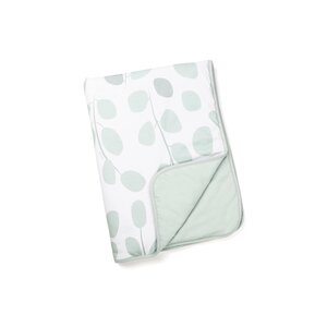 Doomoo Dream tekk 75x100cm, Leaves Aqua Green - BabyOno