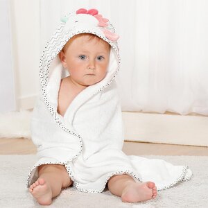 Fehn hooded bath towel 80x80cm, Unicorn - Elodie Details