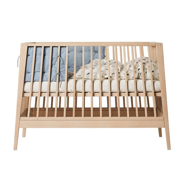 Leander Linea baby cot 65x132cm, Beech - Leander