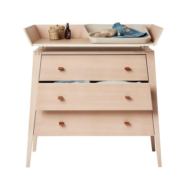 Leander changing unit for Linea dresser, Beech - Leander