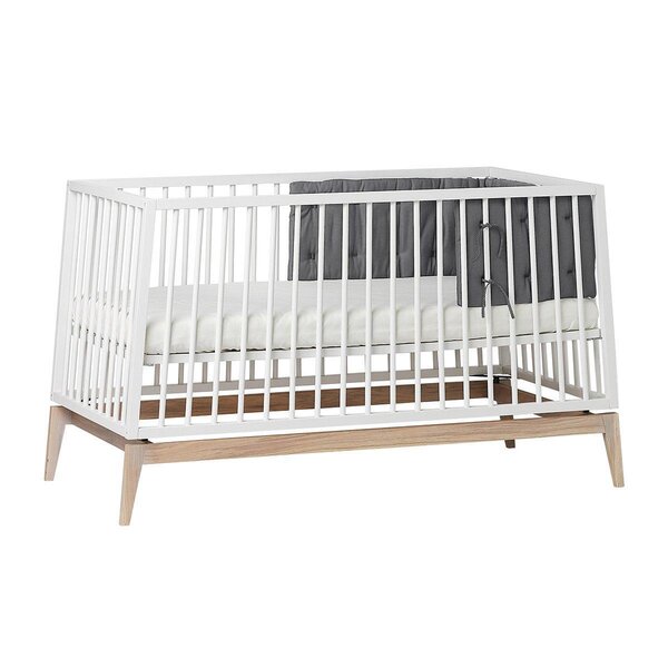 Leander Bumper for Linea and Luna Baby cot, Cool Grey - Leander
