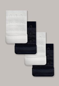 Carriwell 4 Bra Extenders White and Black - Carriwell