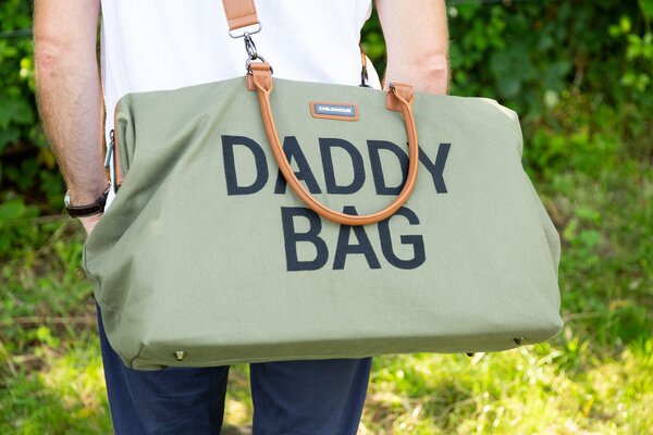 Childhome сумка Daddy bag - canvas Khaki - Childhome
