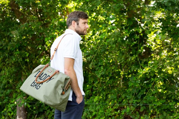 Childhome сумка Daddy bag - canvas Khaki - Childhome