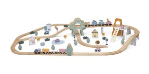 PolarB Train Set 90 pcs Multicolor - PolarB
