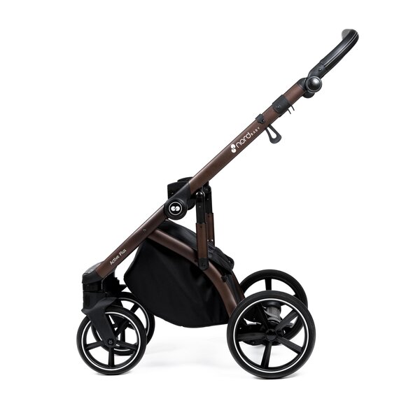 Nordbaby Active Plus kомплект коляски Praline Beige, Bronze Black  - Nordbaby