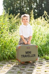 Childhome Mini Traveller bērnu čemodāns Kaki - Childhome