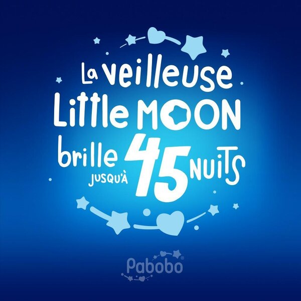 Pabobo öölamp Kuu sinine - Pabobo