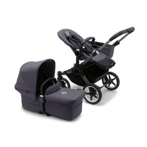 Bugaboo Donkey 5 Mono kомплект коляски Graphite/Stormy Blue - Bugaboo