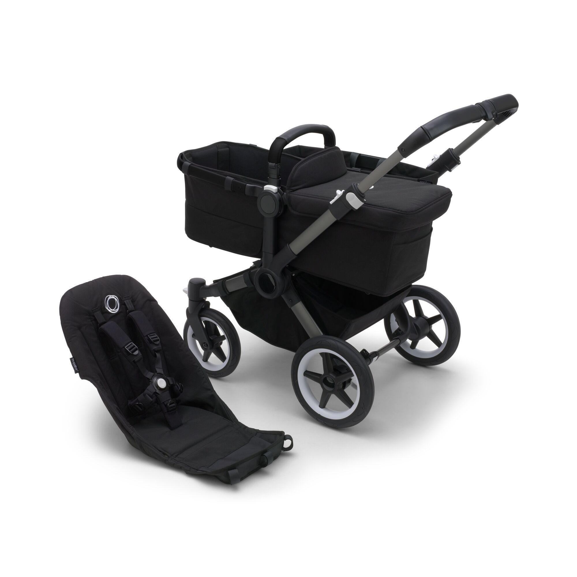 Bassinet Fabric Complete Newborn Stroller Accessory Bugaboo Donkey 3 Black 