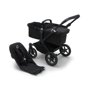 Bugaboo Donkey 5 vankriraam Black ja kangad Midnight Black  - Nuna