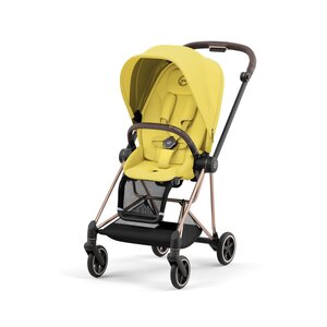 Cybex Mios V3 kergkäru Mustard Yellow, Rose Gold raamiga - Cybex