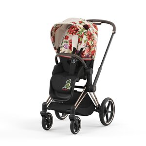 Cybex Priam V4 vankrikomplekt Spring Blossom Light,Rose Gold raam - Bugaboo