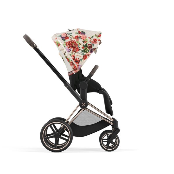 Cybex Priam V4 vankrikomplekt Spring Blossom Light,Rose Gold raam - Cybex