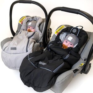 Nordbaby Car Seat Footmuff Mity Black - Nordbaby