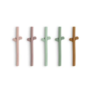 Done by Deer Peekaboo silicone straw 5-pack  - Done by Deer