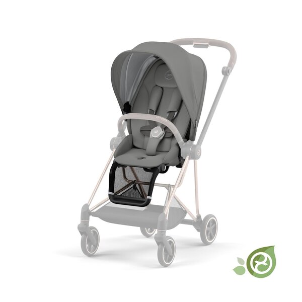 Cybex Mios V3 pushchair Pearl Grey, Rose Gold Frame - Cybex