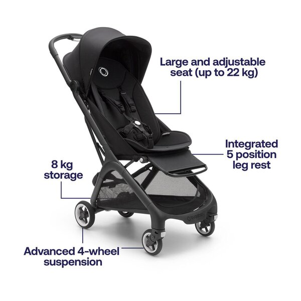 Bugaboo Butterfly buggy Stormy Blue with bumperbar - Bugaboo