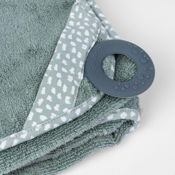 Doomoo Dry and Play hooded towel XL, Green - Doomoo