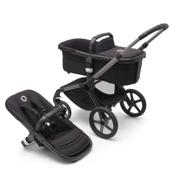 Bugaboo Fox 5 vankrikomplekt Graphite/Grey Melange, Astro Purple - Bugaboo