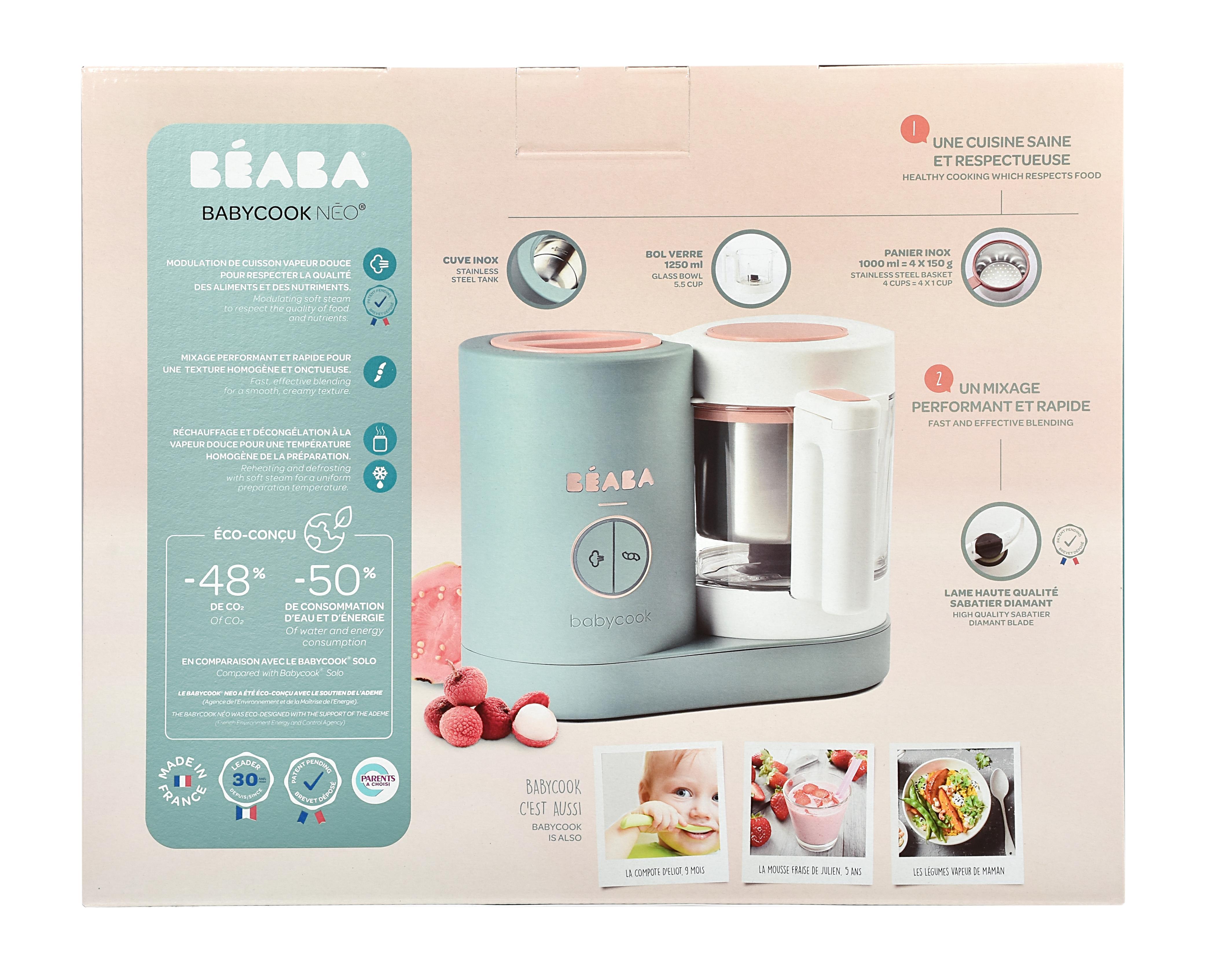 El robot cocina bebé Babycook Duo® eucalyptus, BEABA