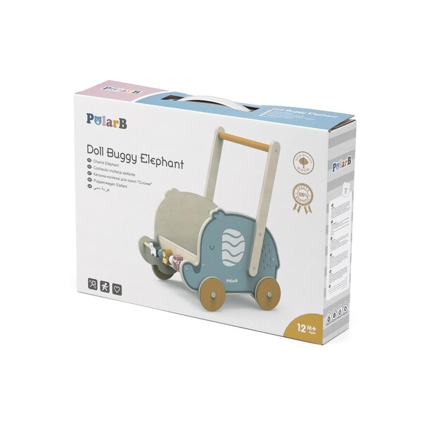 PolarB Doll Buggy Elephant - PolarB