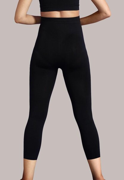 Carriwell Maternity Support 3/4 Leggings Recycled Black S - Carriwell