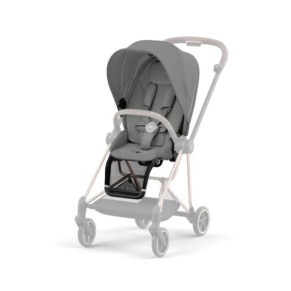 Cybex Mios V3 pushchair Mirage Grey, Chrome Black Frame - Cybex