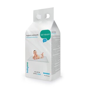 BabyOno Underpads 40x60, 20pcs - Nuvita