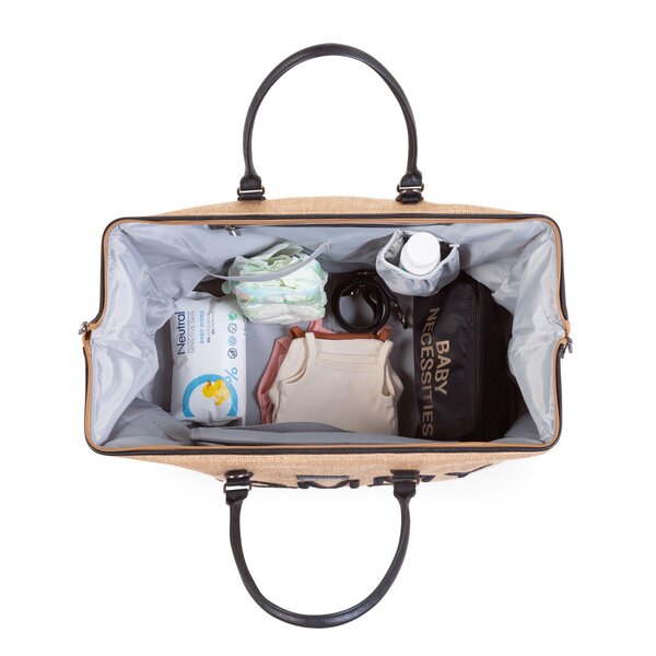 Childhome Mommy Bag nursery bag Raffia - Childhome
